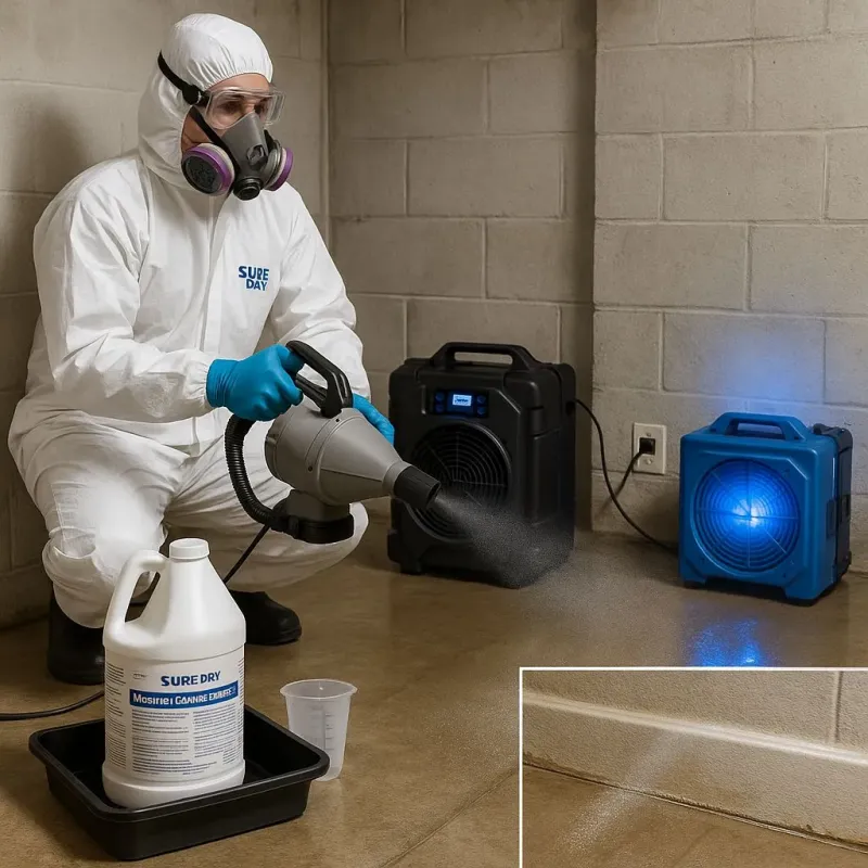 Sanitization and Odor Removal process in Peoria Heights, IL