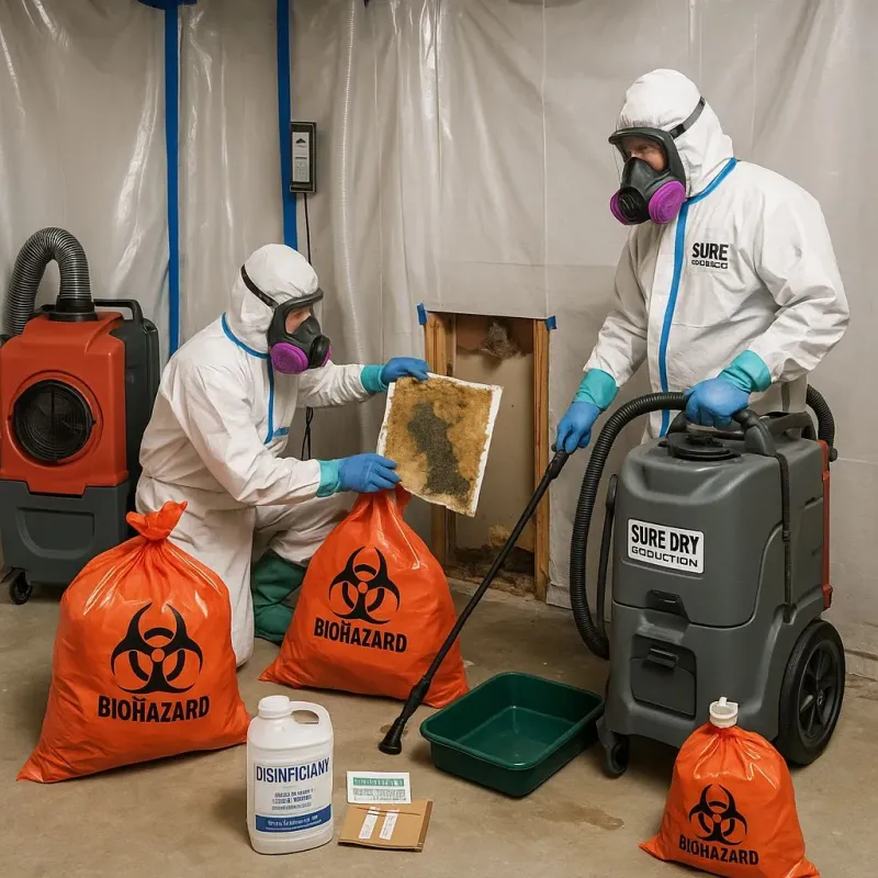 Contaminated Water Handling Protocols process in Peoria Heights, IL